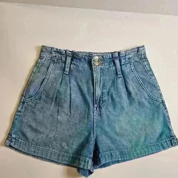 American Eagle High Waist Paper Bag Women's Size 4 - Picture 1 of 6